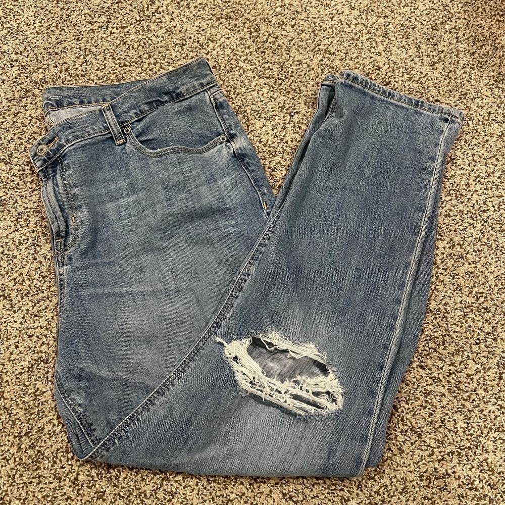 mid rise Old Navy boyfriend jeans